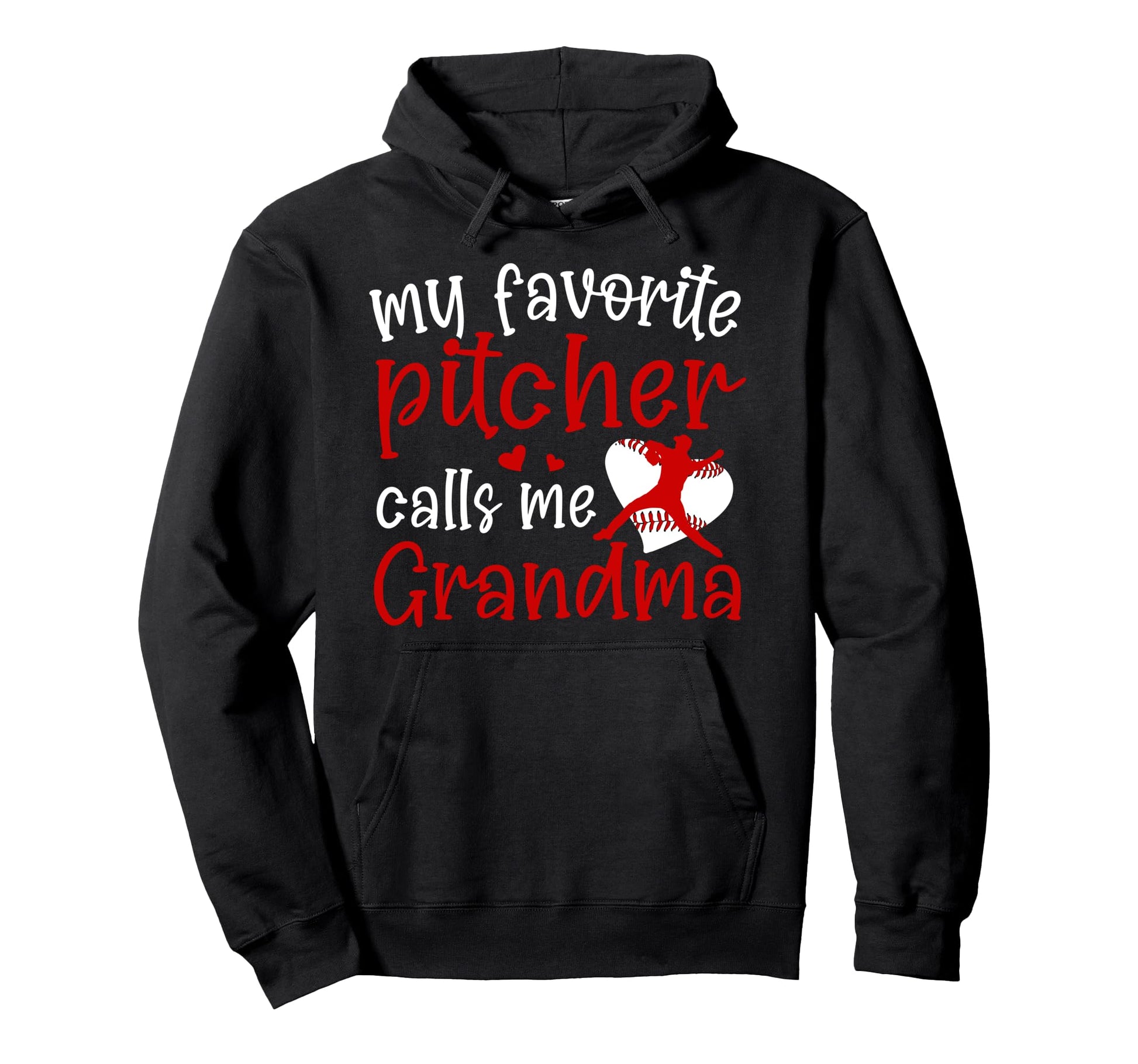 My Favorite Baseball Pitcher Hoodie - Casual Everyday Wear for Adults - T-Shirt, Sweatshirt, Hoodie