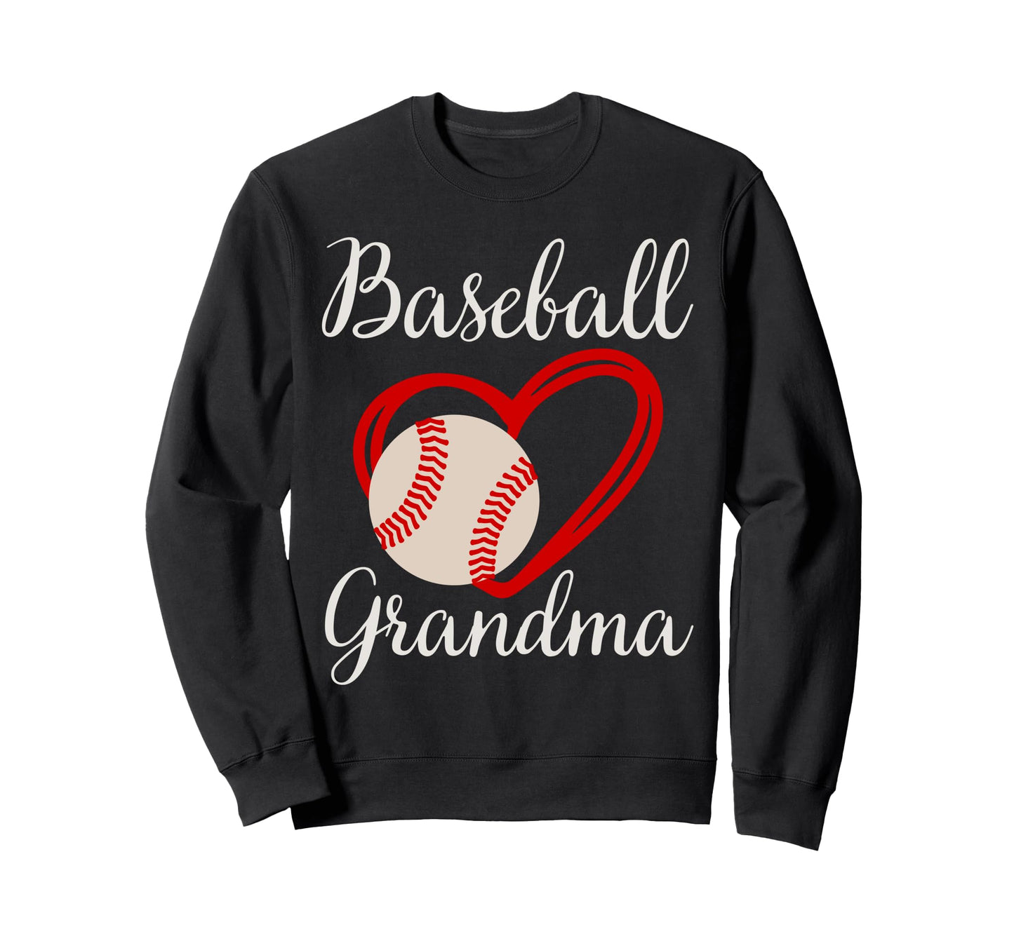 Baseball Grandma Baseball Grandma Sweatshirt - Graphic Print Unisex - T-Shirt, Sweatshirt, Hoodie