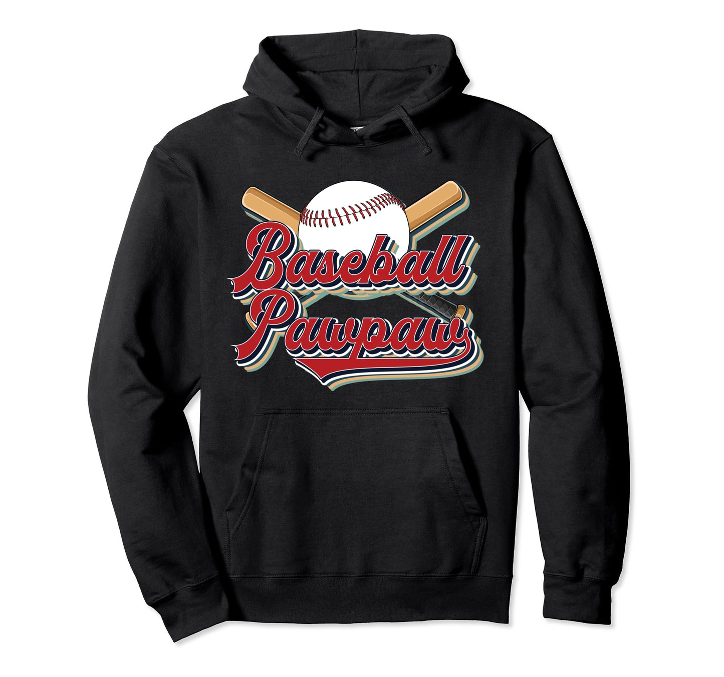 Baseball Pawpaw Grandpa Pawpaw Baseball Hoodie - Trendy Graphic Unisex - T-Shirt, Sweatshirt, Hoodie