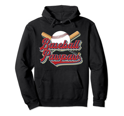 Baseball Pawpaw Grandpa Pawpaw Baseball Hoodie - Trendy Graphic Unisex - T-Shirt, Sweatshirt, Hoodie