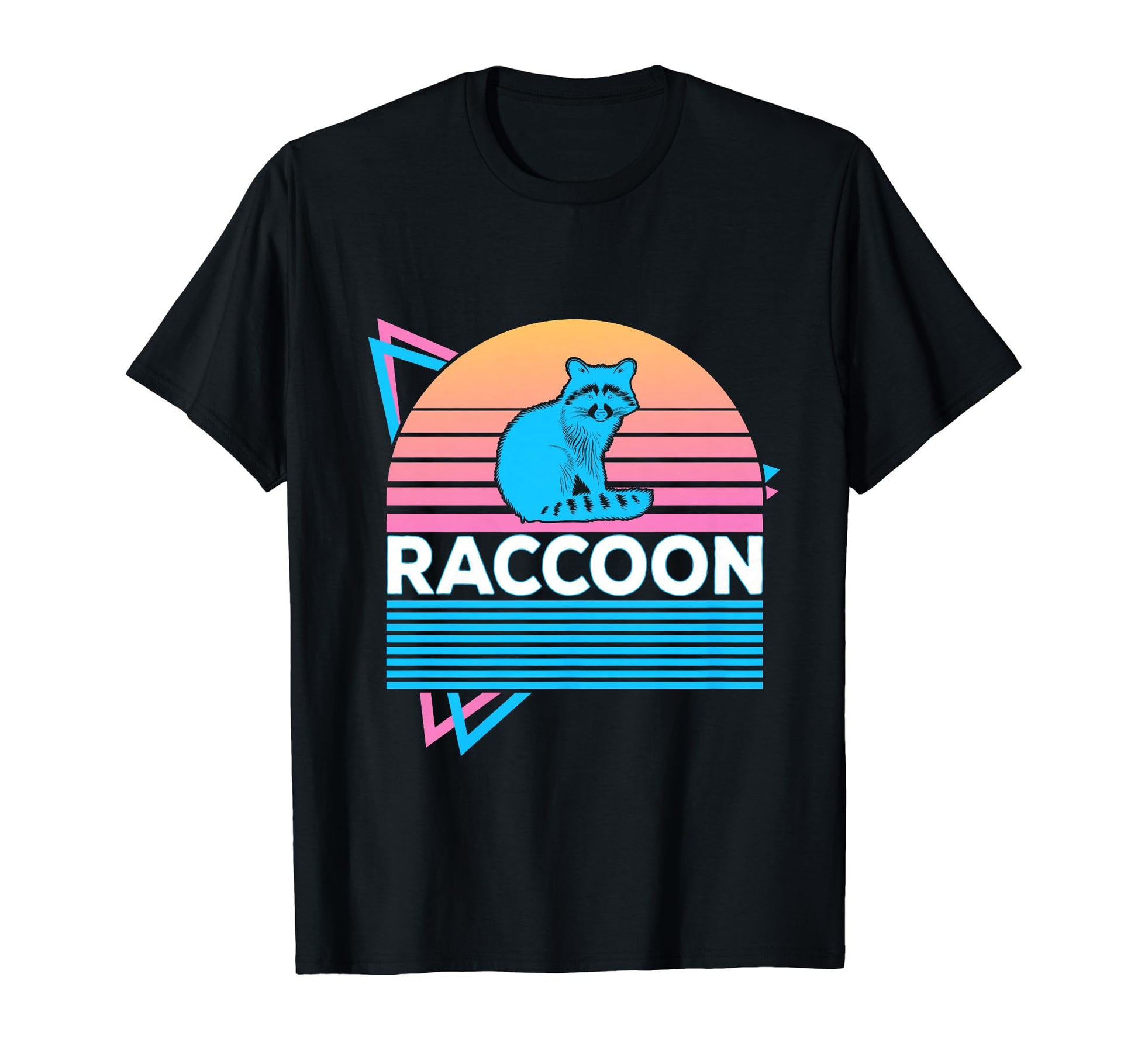 Raccoon Vaporwave Aesthetic T-Shirt - Unique Graphic Men Women - T-Shirt, Sweatshirt, Hoodie