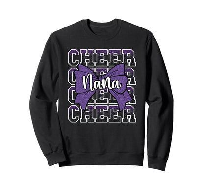 Cheer Nana My Favorite Sweatshirt - Casual Everyday Wear Unisex - T-Shirt, Sweatshirt, Hoodie