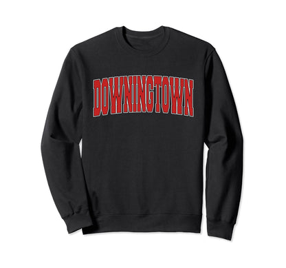Downingtown Pa Pennsylvania Varsity Sweatshirt - Graphic Print for Adults - T-Shirt, Sweatshirt, Hoodie