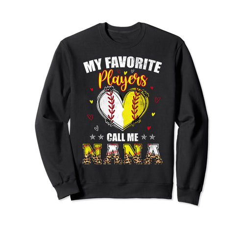 My Favorite Baseball Softball Players Sweatshirt - Custom Art Print Unisex - T-Shirt, Sweatshirt, Hoodie