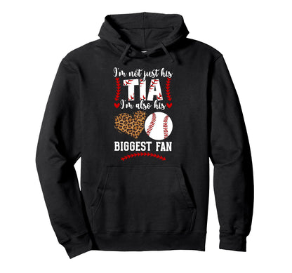 His Biggest Fan Baseball Tia Baseball Hoodie - Graphic Print for Adults - T-Shirt, Sweatshirt, Hoodie