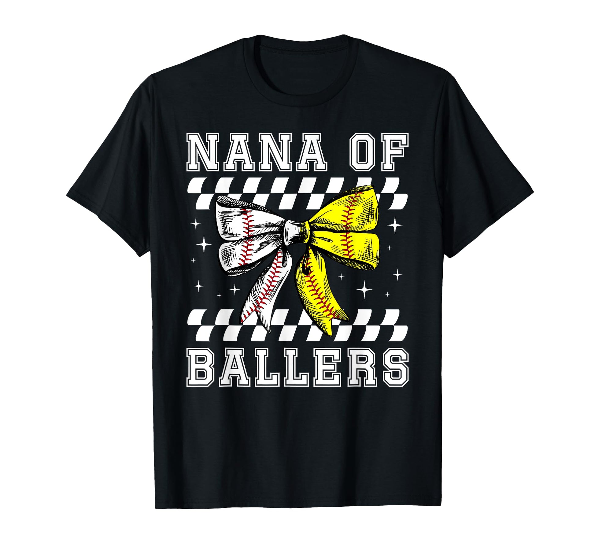 Nana Ballers Coquette Baseball Softball T-Shirt - Unique Graphic Unisex - T-Shirt, Sweatshirt, Hoodie