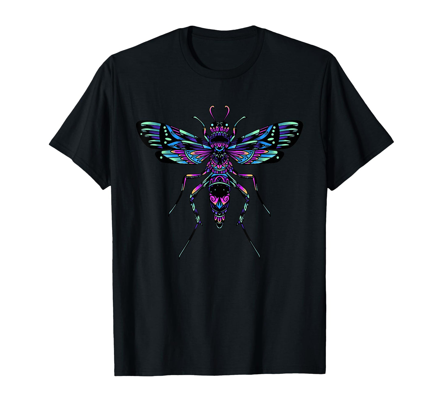 Mystical Dragonfly I Dark Magic I T-Shirt - Fun Novelty Design Men Women - T-Shirt, Sweatshirt, Hoodie