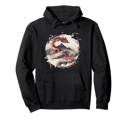 Japanese Kitsune Aesthetic Harajuku Hoodie - Custom Art Print Men Women - T-Shirt, Sweatshirt, Hoodie