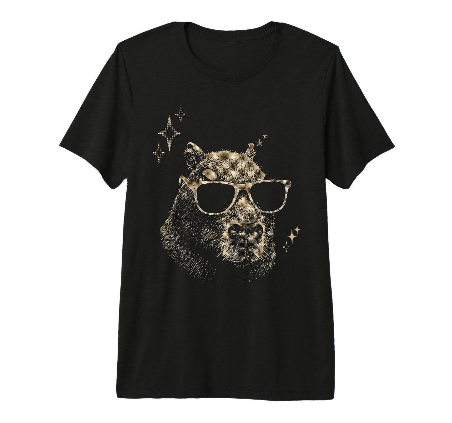 Y2K Capybara Sunglasses 90S 2000S T-Shirt - Novelty Apparel for Adults - T-Shirt, Sweatshirt, Hoodie