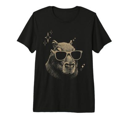 Y2K Capybara Sunglasses 90S 2000S T-Shirt - Novelty Apparel for Adults - T-Shirt, Sweatshirt, Hoodie