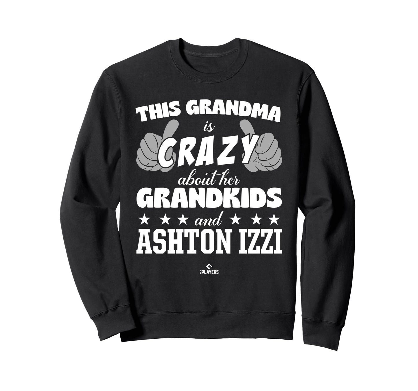 Grandma Crazy Ashton Izzi Sweatshirt - Minimalist Print for Adults - T-Shirt, Sweatshirt, Hoodie