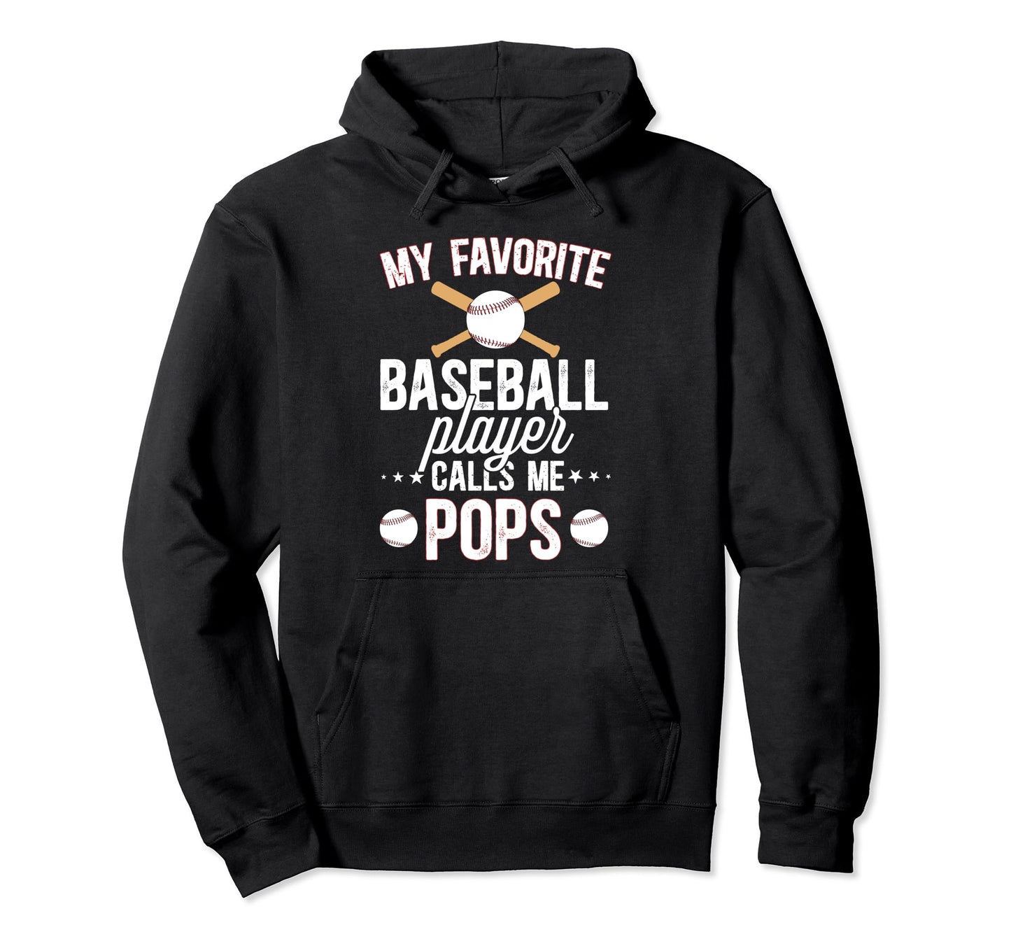My Favorite Baseball Player Pops Hoodie - Aesthetic Graphic Men Women - T-Shirt, Sweatshirt, Hoodie