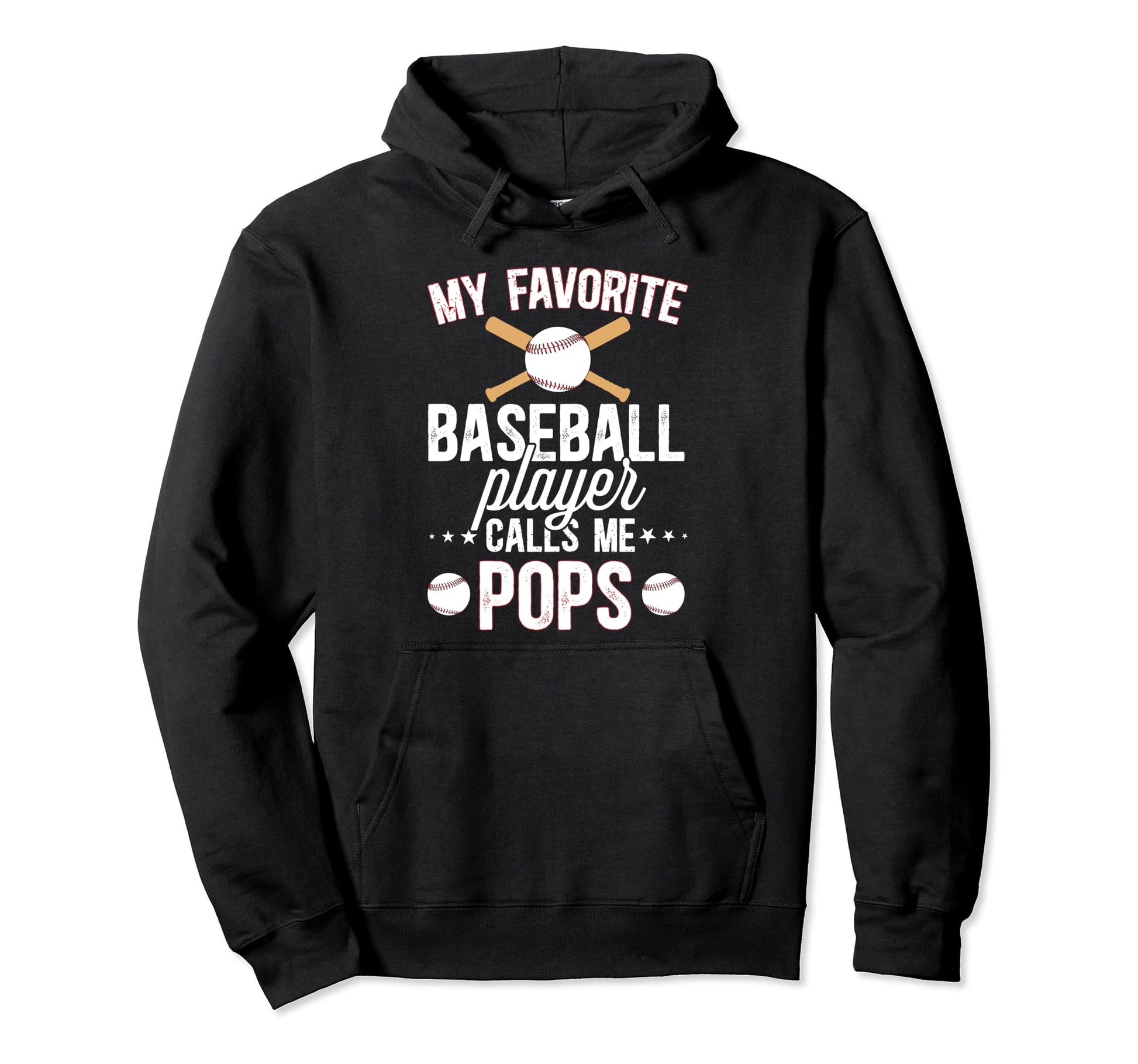 My Favorite Baseball Player Pops Hoodie - Aesthetic Graphic Men Women - T-Shirt, Sweatshirt, Hoodie