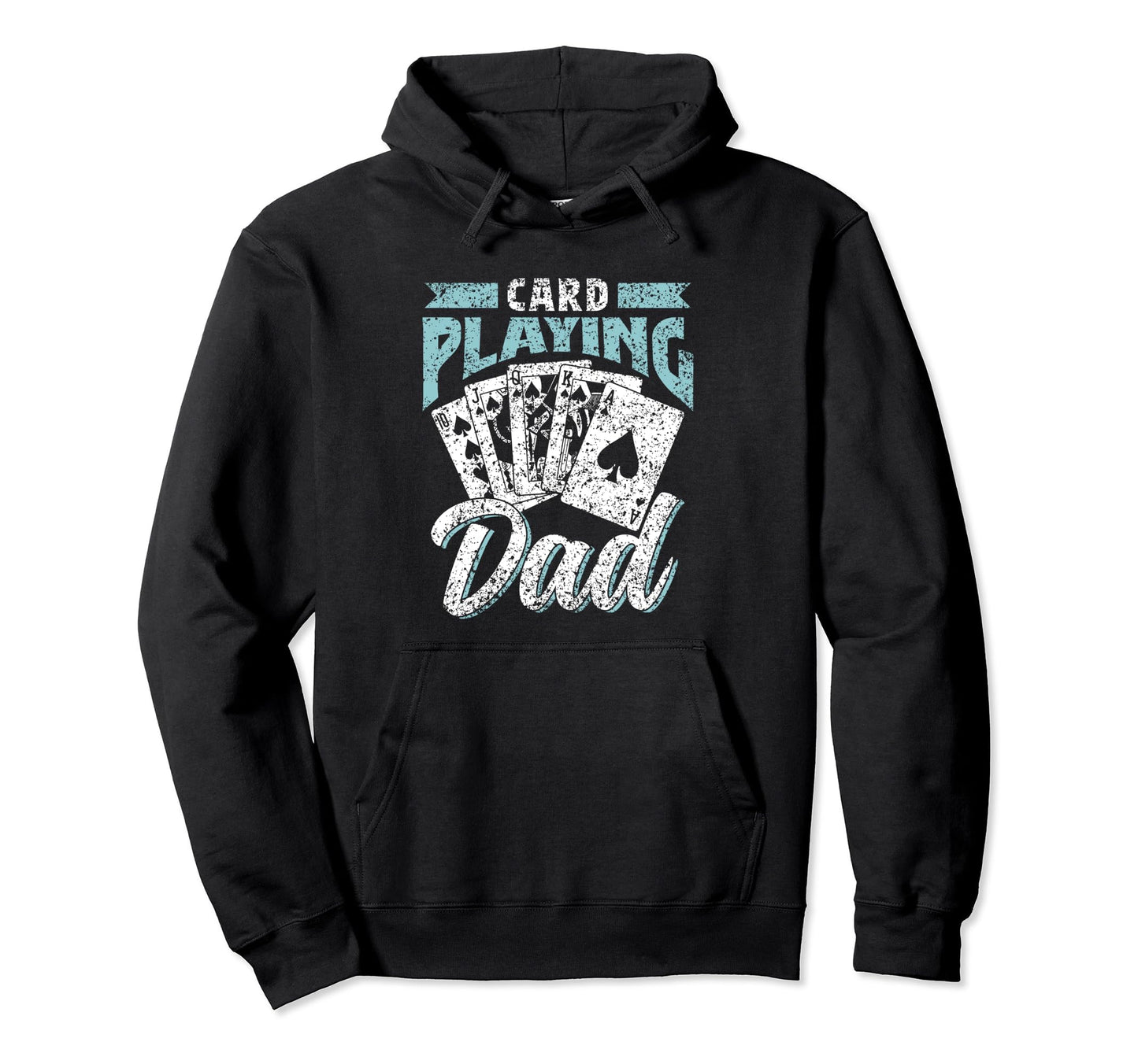 Card Playing Dad Father Player Cards Hoodie - Aesthetic Graphic Men Women - T-Shirt, Sweatshirt, Hoodie