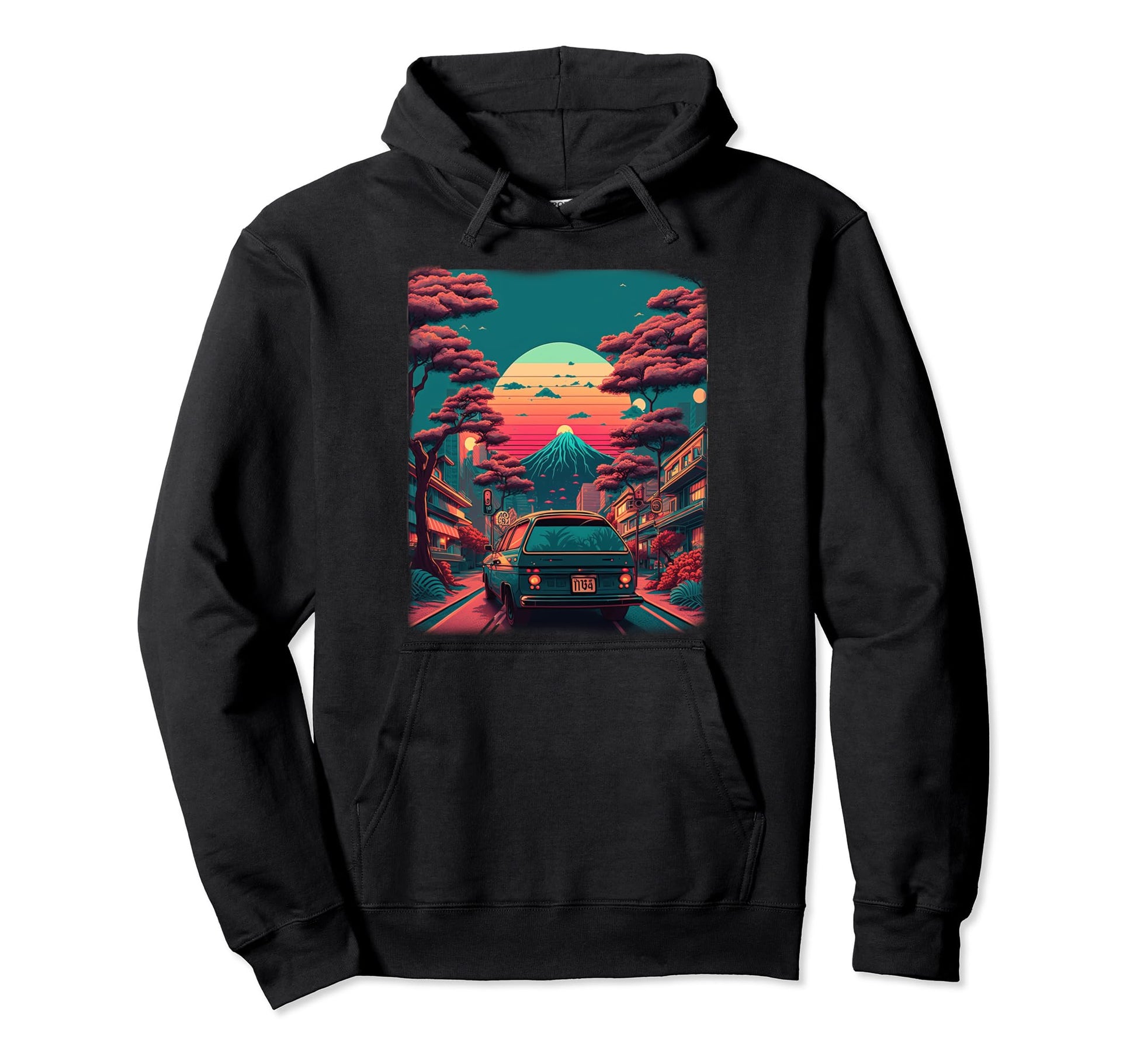 Aesthetic Vaporwave Japan 80S 90S Hoodie - Novelty Apparel for Adults - T-Shirt, Sweatshirt, Hoodie