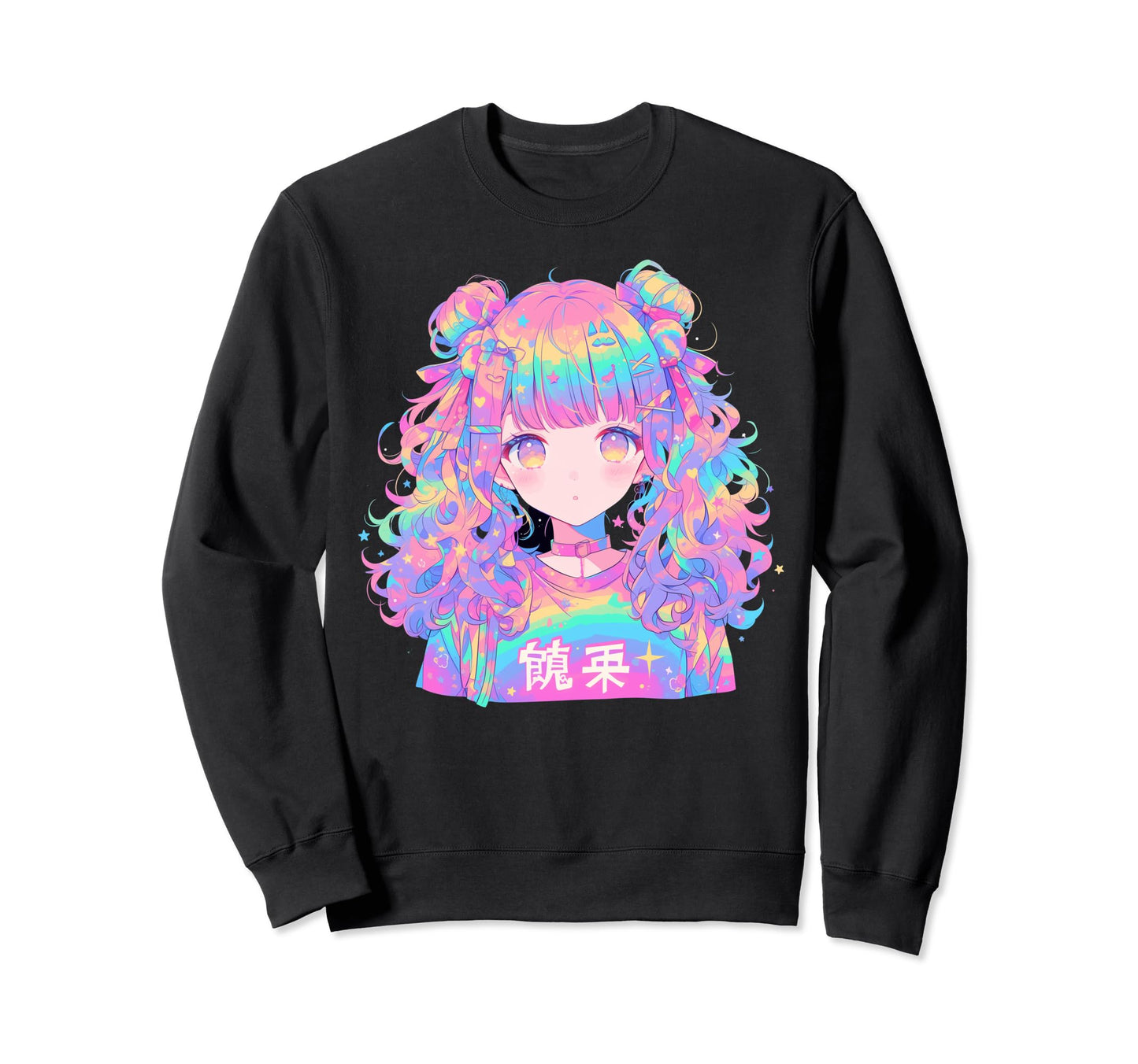 Kawaii Anime Waifu Japan Manga Sweatshirt - Trendy Graphic Men Women - T-Shirt, Sweatshirt, Hoodie