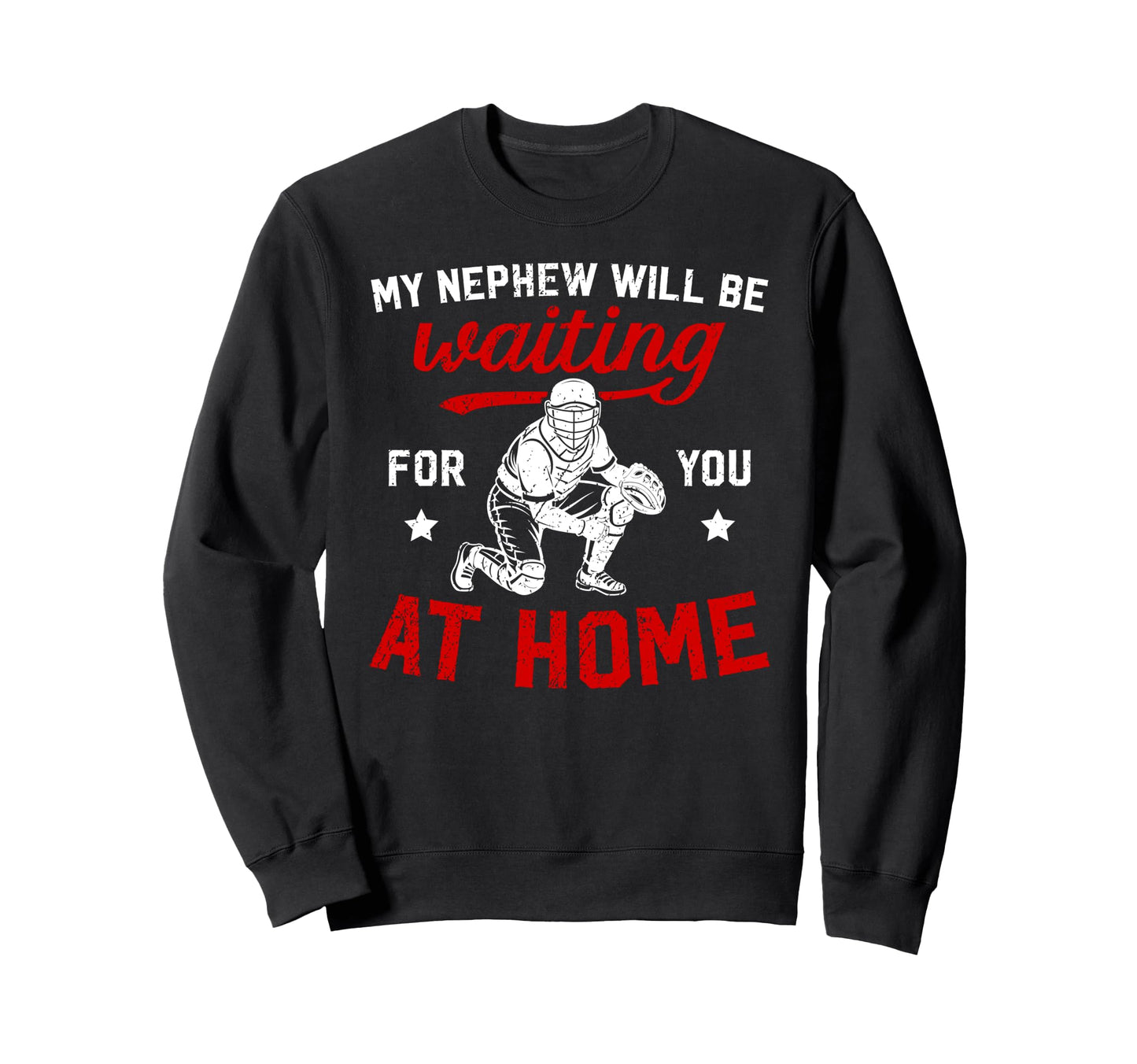 Funny Baseball Catcher Aunt Sweatshirt - Aesthetic Graphic for Adults - T-Shirt, Sweatshirt, Hoodie