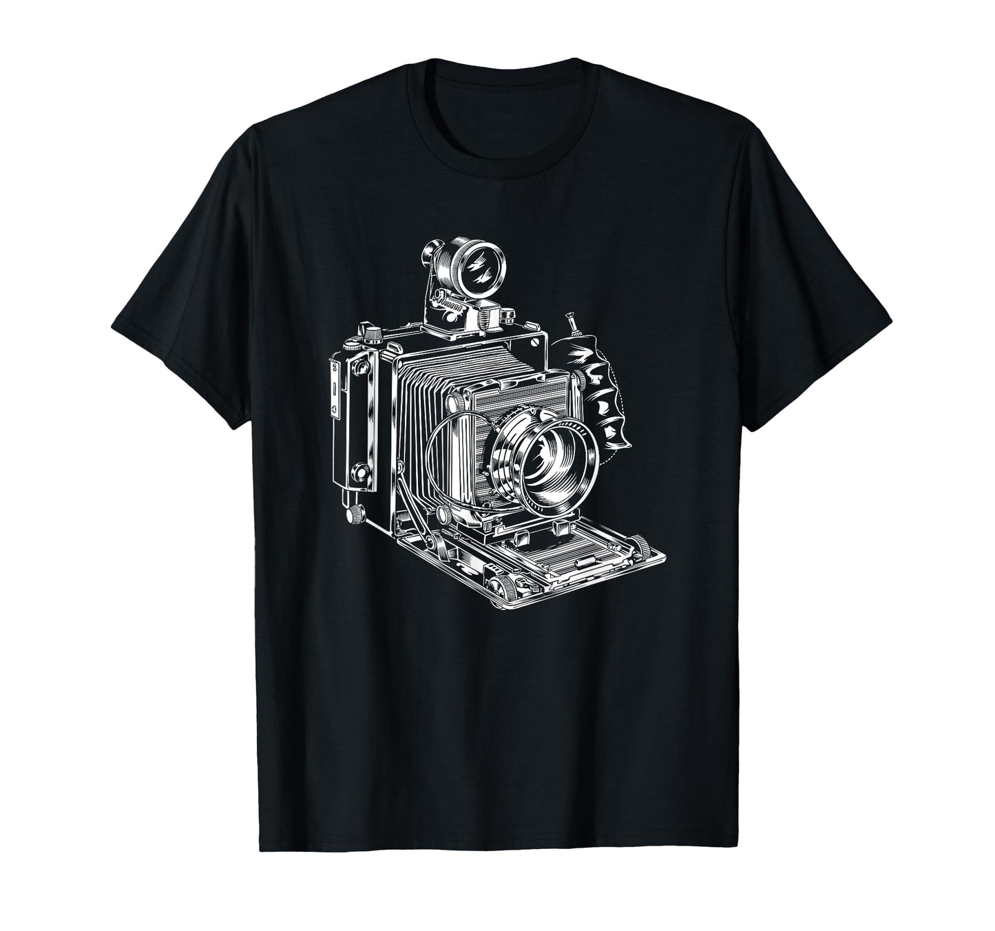 Camera Photographer Antique T-Shirt - Aesthetic Graphic for Adults - T-Shirt, Sweatshirt, Hoodie