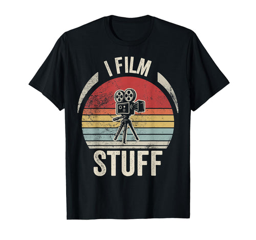 I Film Stuff Cinematographer Camera T-Shirt - Fun Novelty Design Unisex - T-Shirt, Sweatshirt, Hoodie