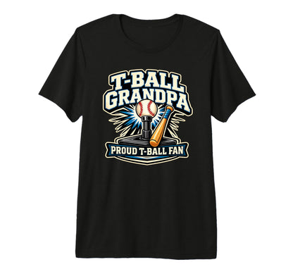 Mens T Ball Grandpa Proud Ball Grandparent T-Shirt - Unique Graphic Unisex - T-Shirt, Sweatshirt, Hoodie