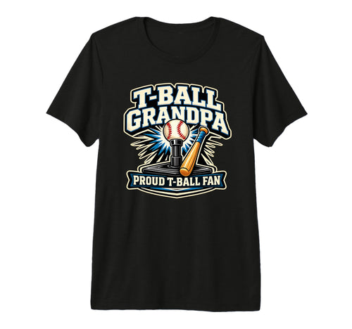 Mens T Ball Grandpa Proud Ball Grandparent T-Shirt - Unique Graphic Unisex - T-Shirt, Sweatshirt, Hoodie