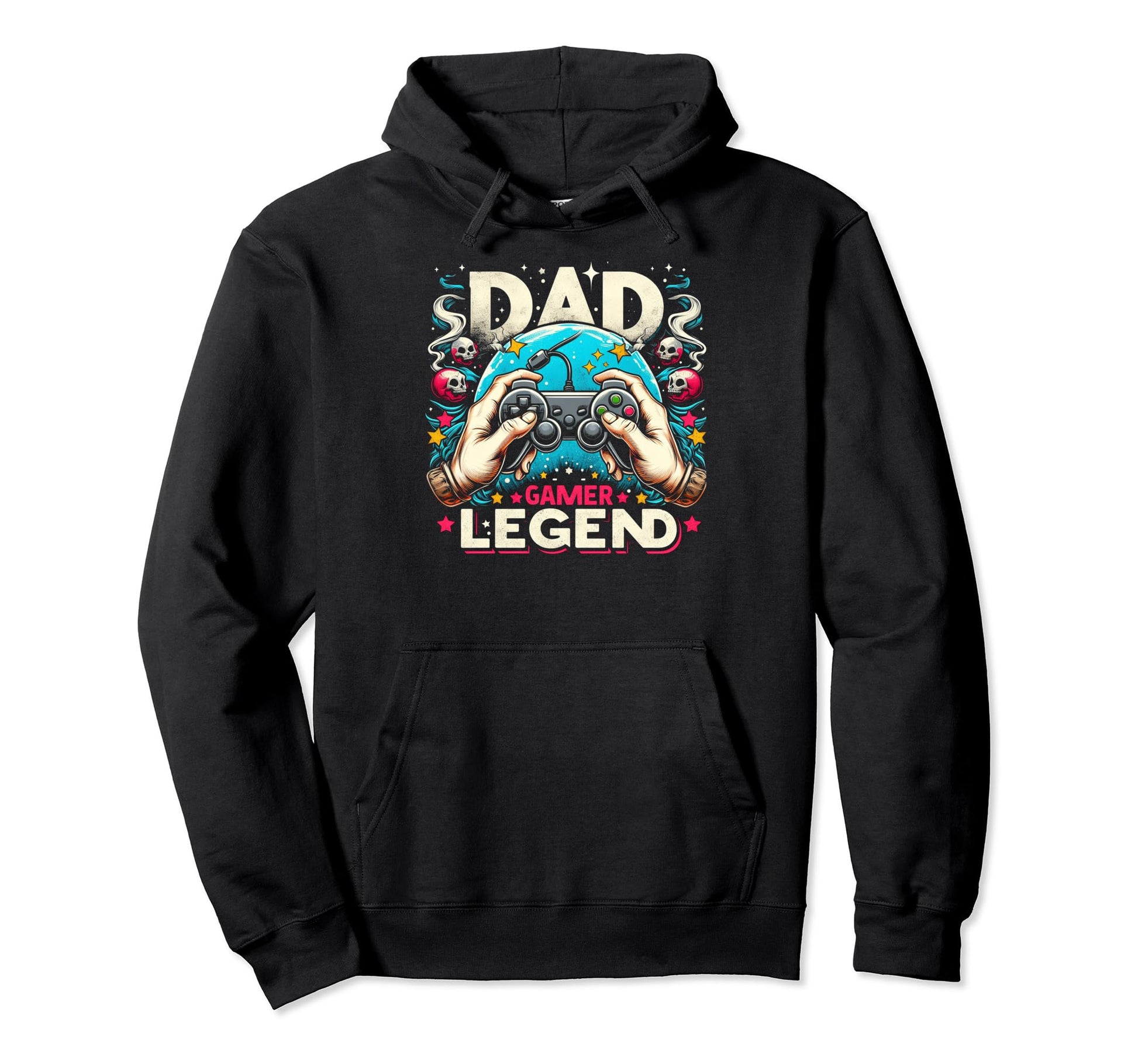 Gamer Dad Game Controller Gaming Video Hoodie - Streetwear Style Unisex - T-Shirt, Sweatshirt, Hoodie