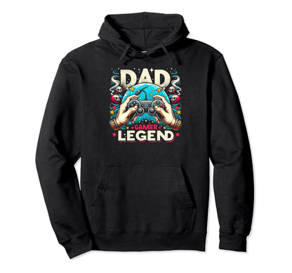 Gamer Dad Game Controller Gaming Video Hoodie - Streetwear Style Unisex - T-Shirt, Sweatshirt, Hoodie