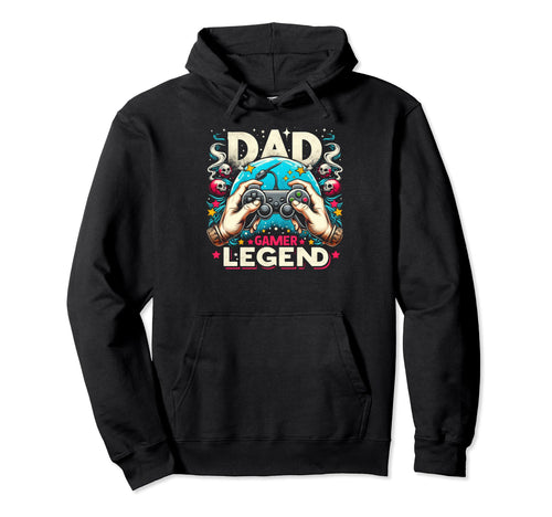 Gamer Dad Game Controller Gaming Video Hoodie - Streetwear Style Unisex - T-Shirt, Sweatshirt, Hoodie