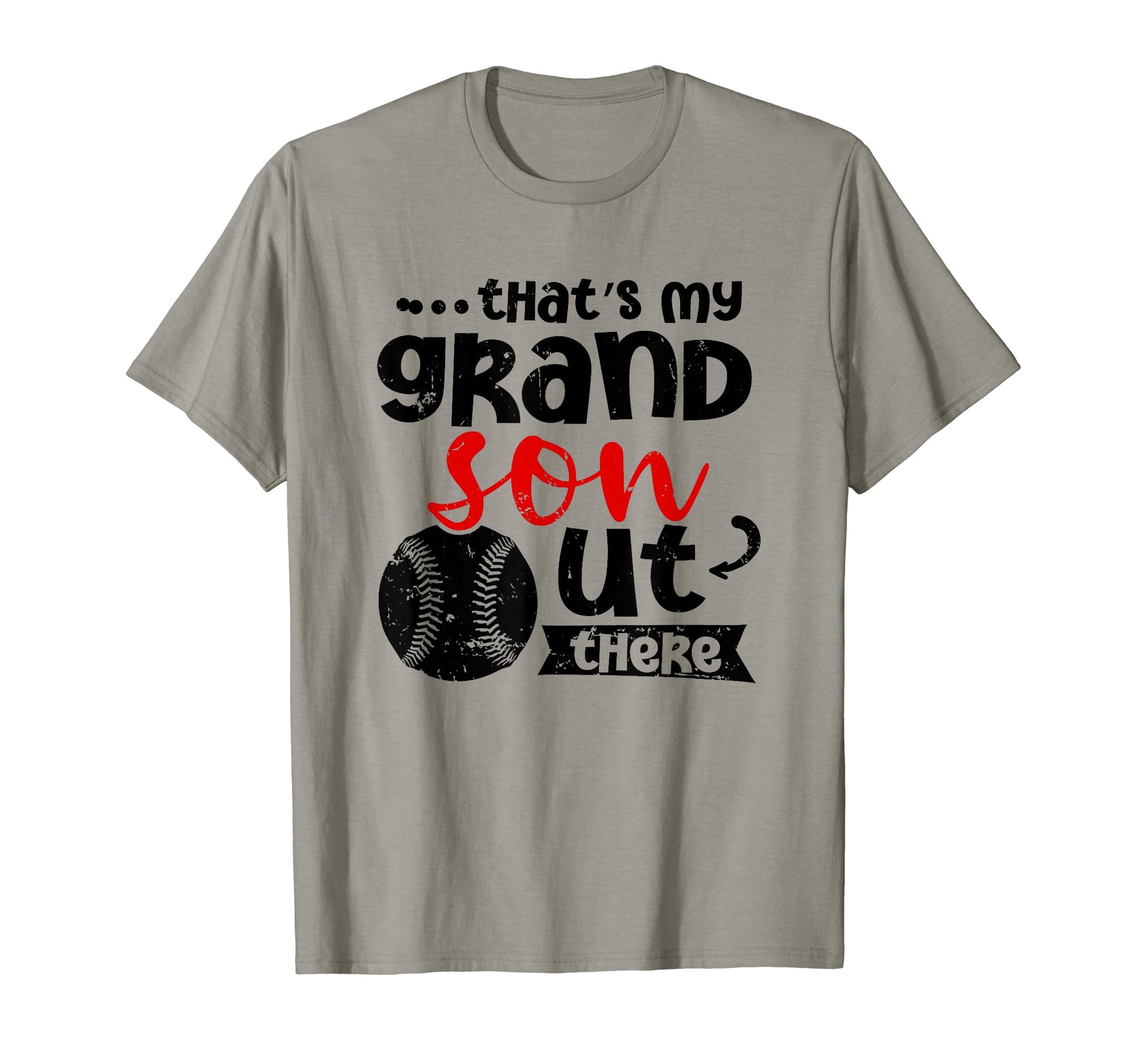 Thats My Grandson Out There Baseball T-Shirt - Custom Art Print for Adults - T-Shirt, Sweatshirt, Hoodie