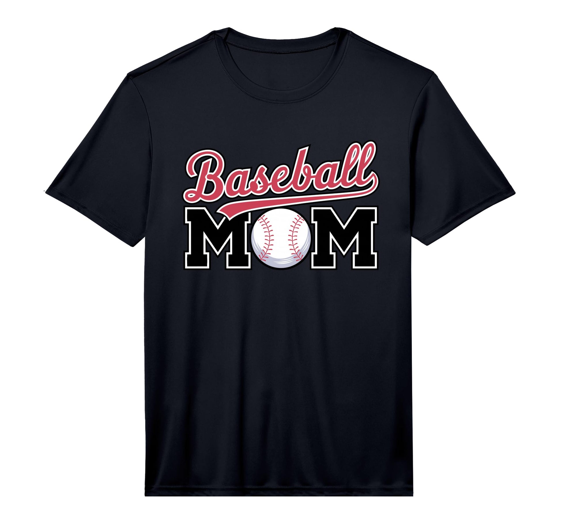 Mens Baseball Mom Sports Baseball T-Shirt - Graphic Print for Adults - T-Shirt, Sweatshirt, Hoodie
