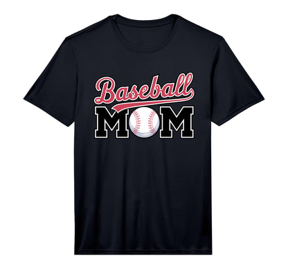 Mens Baseball Mom Sports Baseball T-Shirt - Graphic Print for Adults - T-Shirt, Sweatshirt, Hoodie