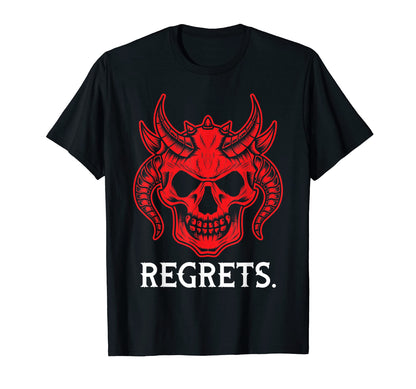 Regrets Vaporwave Aesthetic T-Shirt - Casual Everyday Wear Unisex - T-Shirt, Sweatshirt, Hoodie