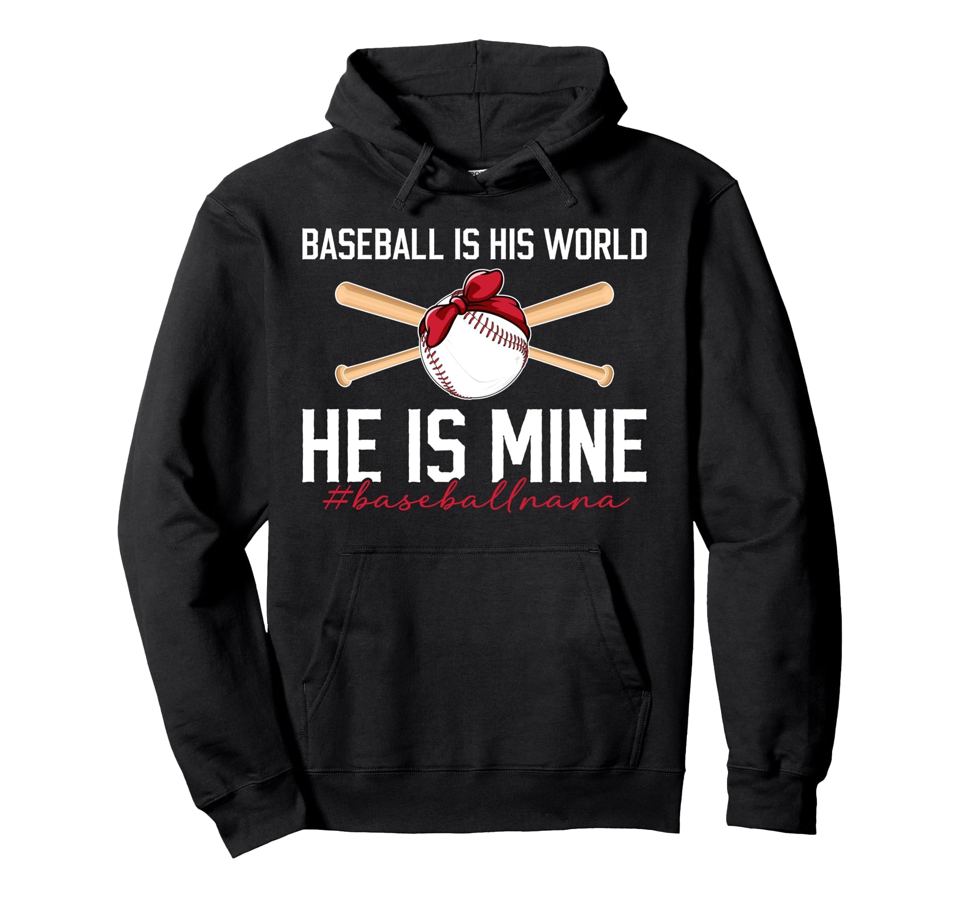 Baseball Nana Grandma Proud Baseball Hoodie - Streetwear Style for Adults - T-Shirt, Sweatshirt, Hoodie