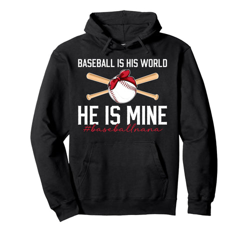 Baseball Nana Grandma Proud Baseball Hoodie - Streetwear Style for Adults - T-Shirt, Sweatshirt, Hoodie