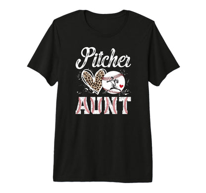 Baseball Pitcher Aunt Baseball T-Shirt - Streetwear Style Men Women - T-Shirt, Sweatshirt, Hoodie