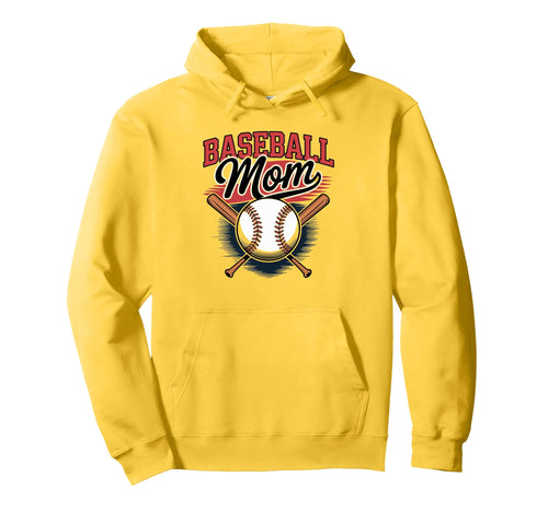 Baseball Mom Proud Baseball Tournament Hoodie - Aesthetic Graphic Unisex - T-Shirt, Sweatshirt, Hoodie