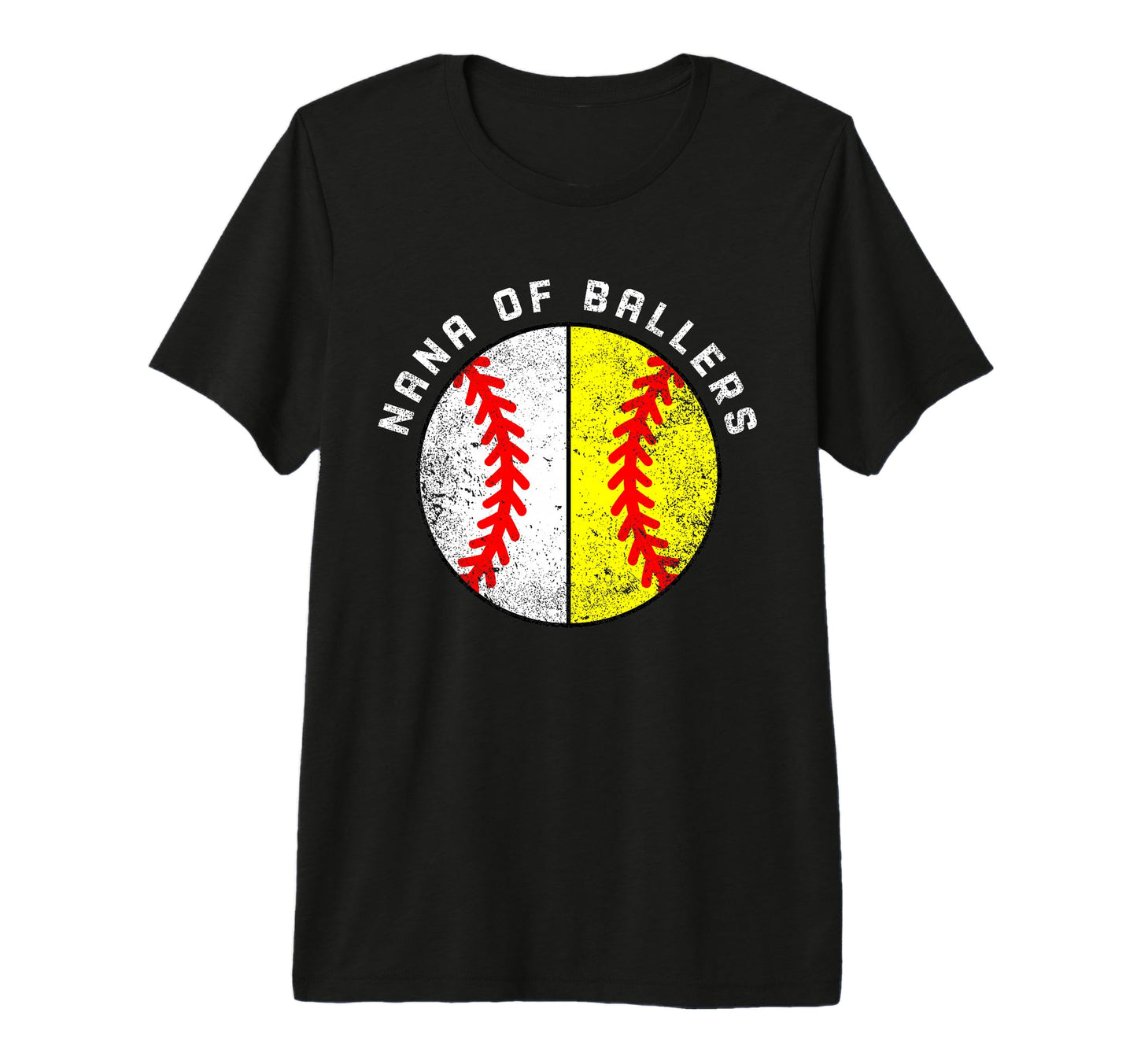 Nana Ballers Funny Baseball Softball T-Shirt - Aesthetic Graphic Unisex - T-Shirt, Sweatshirt, Hoodie