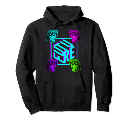 Future Greek Statue Aesthetic Vaporwave Hoodie - Aesthetic Graphic Unisex - T-Shirt, Sweatshirt, Hoodie