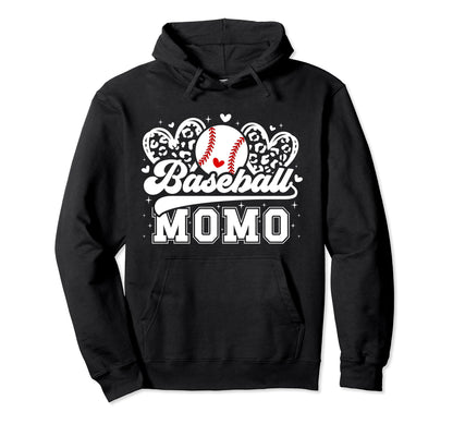 Baseball Momo Grandma Momo Baseball Hoodie - Fun Novelty Design Unisex - T-Shirt, Sweatshirt, Hoodie