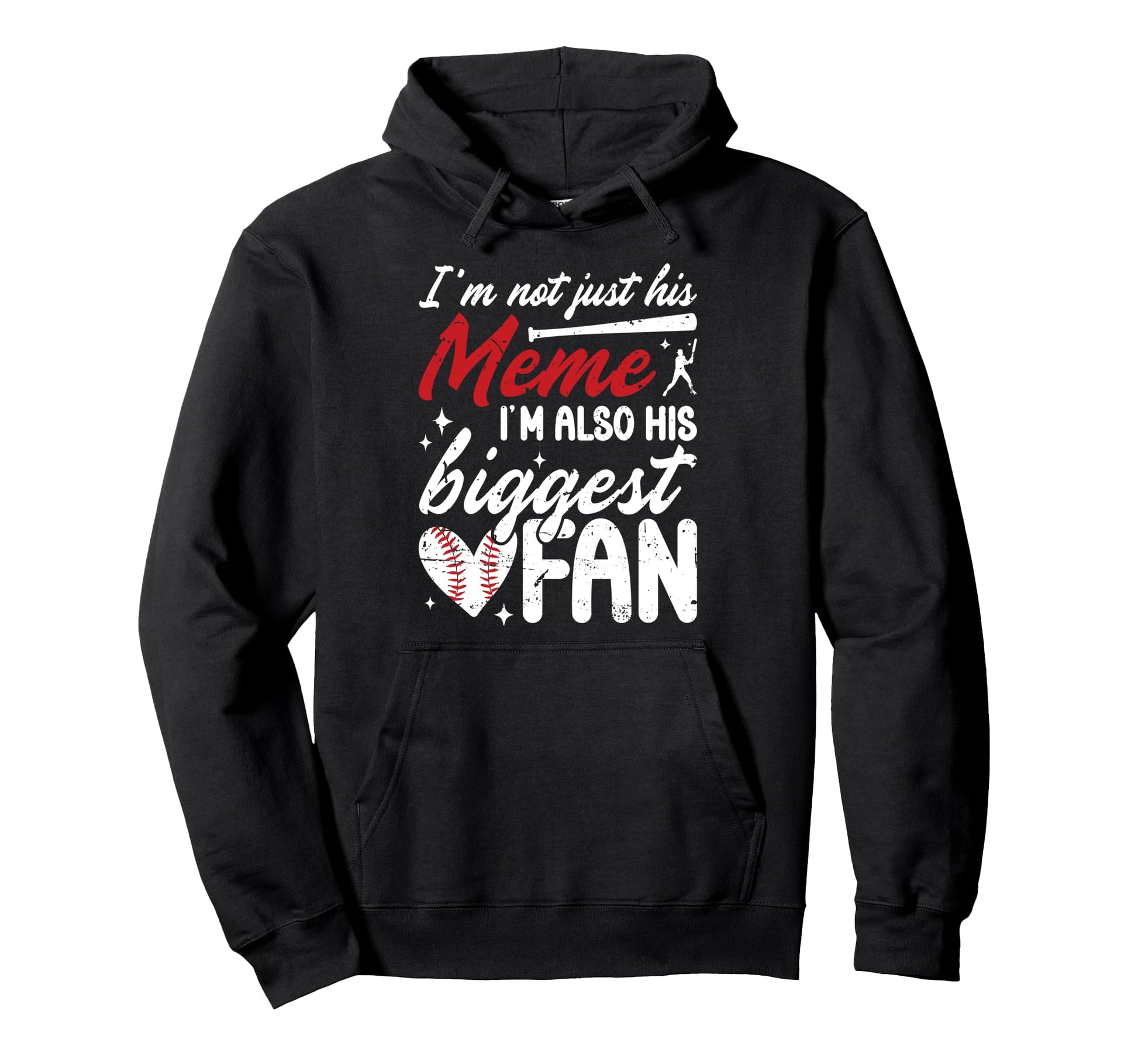 His Biggest Fan Baseball Meme Baseball Hoodie - Custom Art Print Unisex - T-Shirt, Sweatshirt, Hoodie