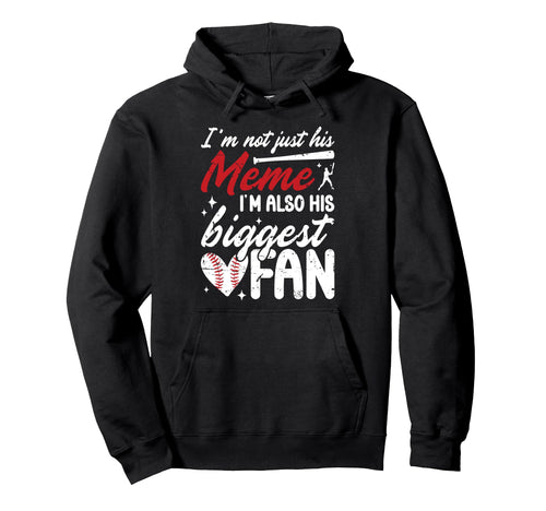 His Biggest Fan Baseball Meme Baseball Hoodie - Custom Art Print Unisex - T-Shirt, Sweatshirt, Hoodie