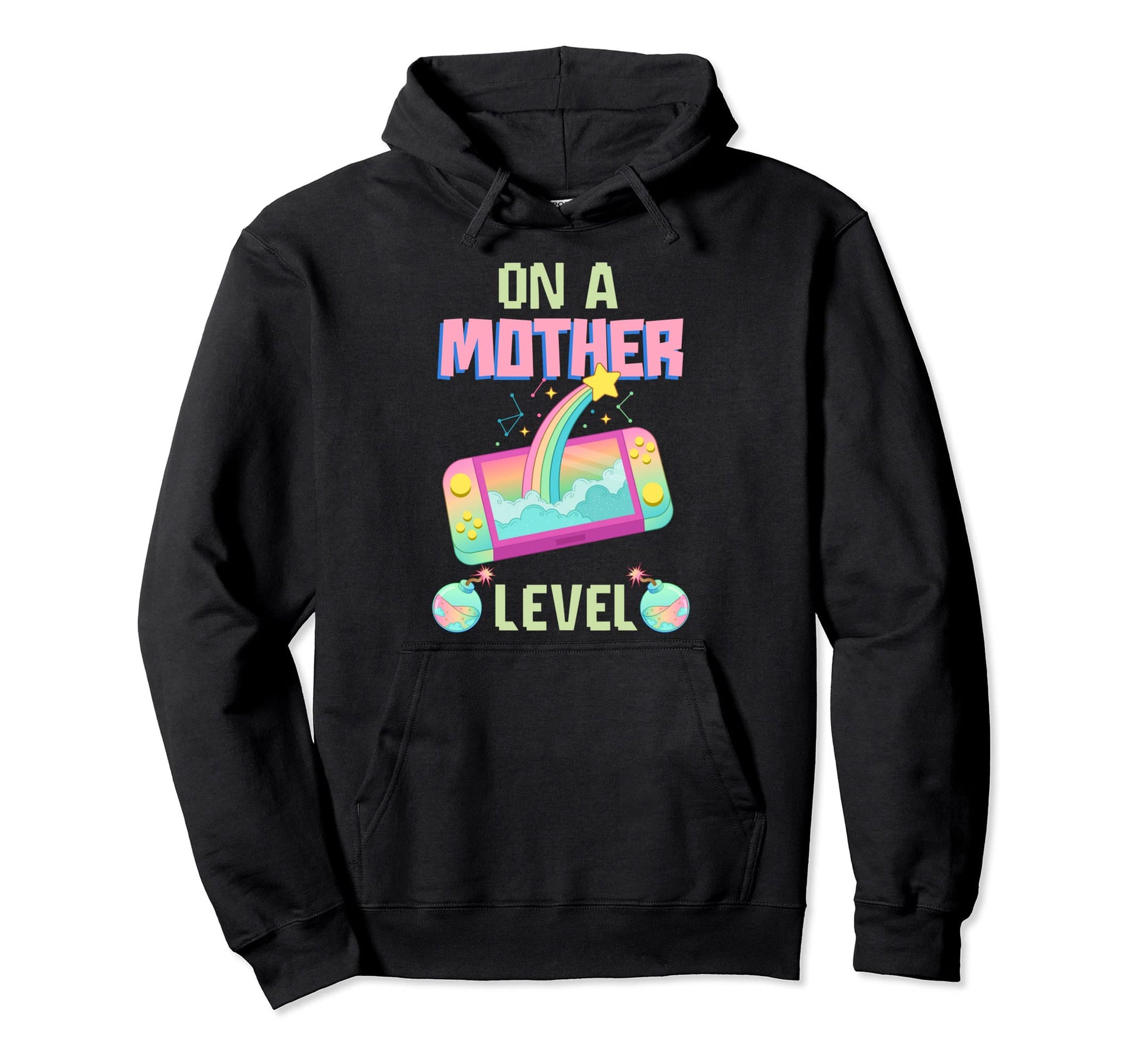 Funny Mothers Day Rainbow Mother Hoodie - Casual Everyday Wear Unisex - T-Shirt, Sweatshirt, Hoodie