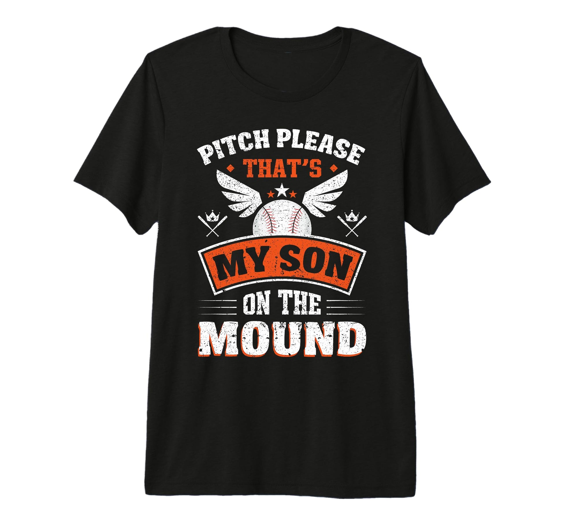 Pitch Please Thats My Son Mound T-Shirt - Novelty Apparel for Adults - T-Shirt, Sweatshirt, Hoodie