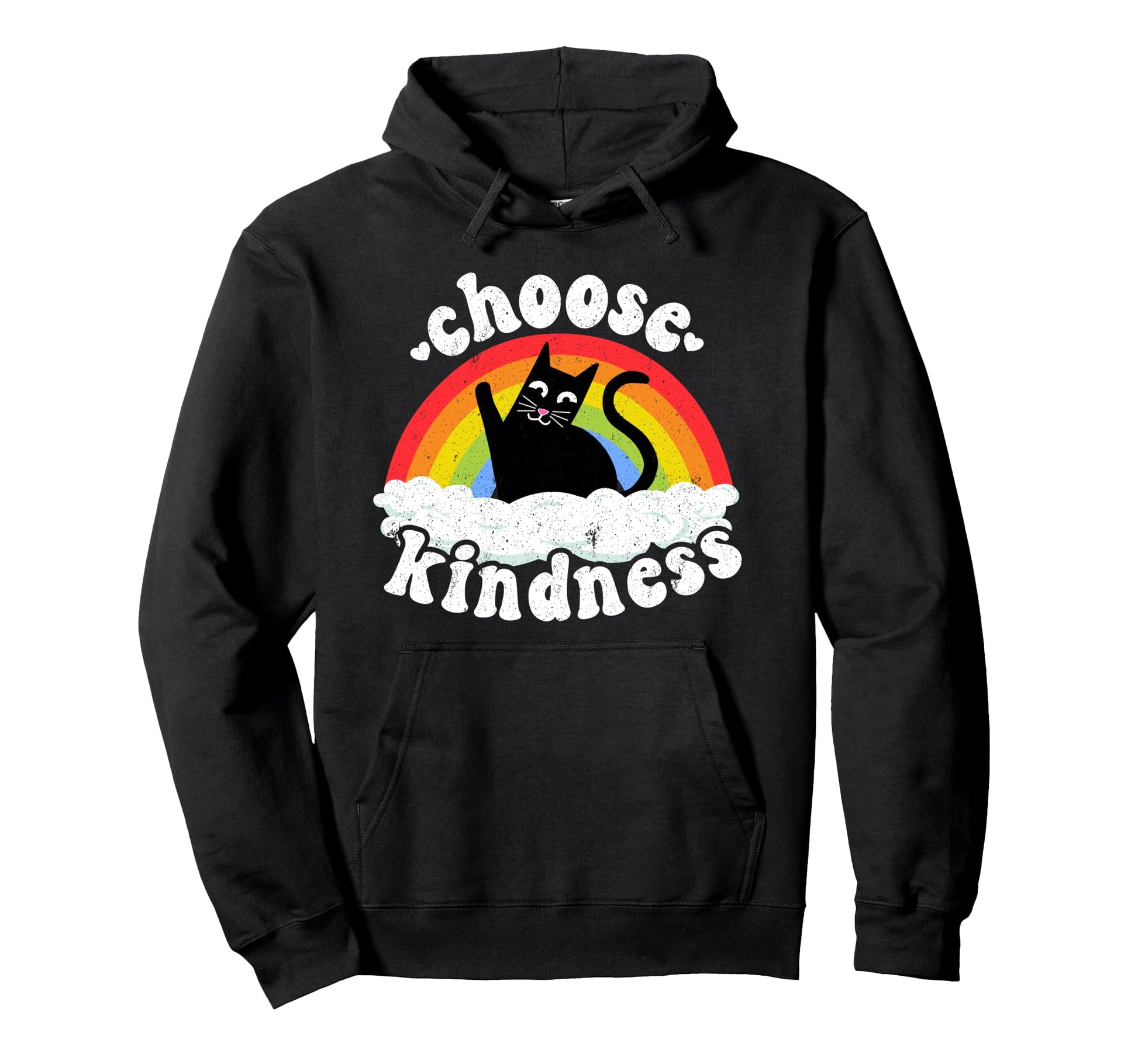 Anti Bullying Rainbow Peace Kind Hoodie - Streetwear Style for Adults - T-Shirt, Sweatshirt, Hoodie