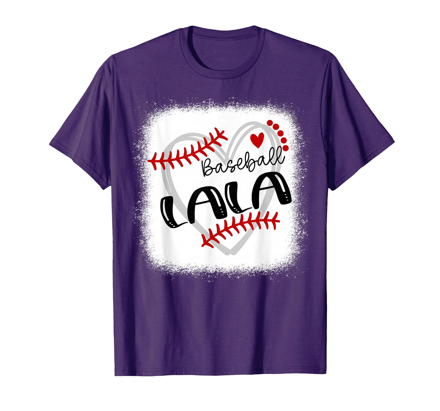 Personalized Baseball Heart Lala Baseball T-Shirt - Minimalist Print Unisex - T-Shirt, Sweatshirt, Hoodie
