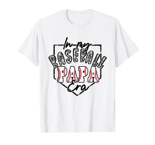 My Baseball Papa Era Groovy Camo Matching T-Shirt - Graphic Print Unisex - T-Shirt, Sweatshirt, Hoodie