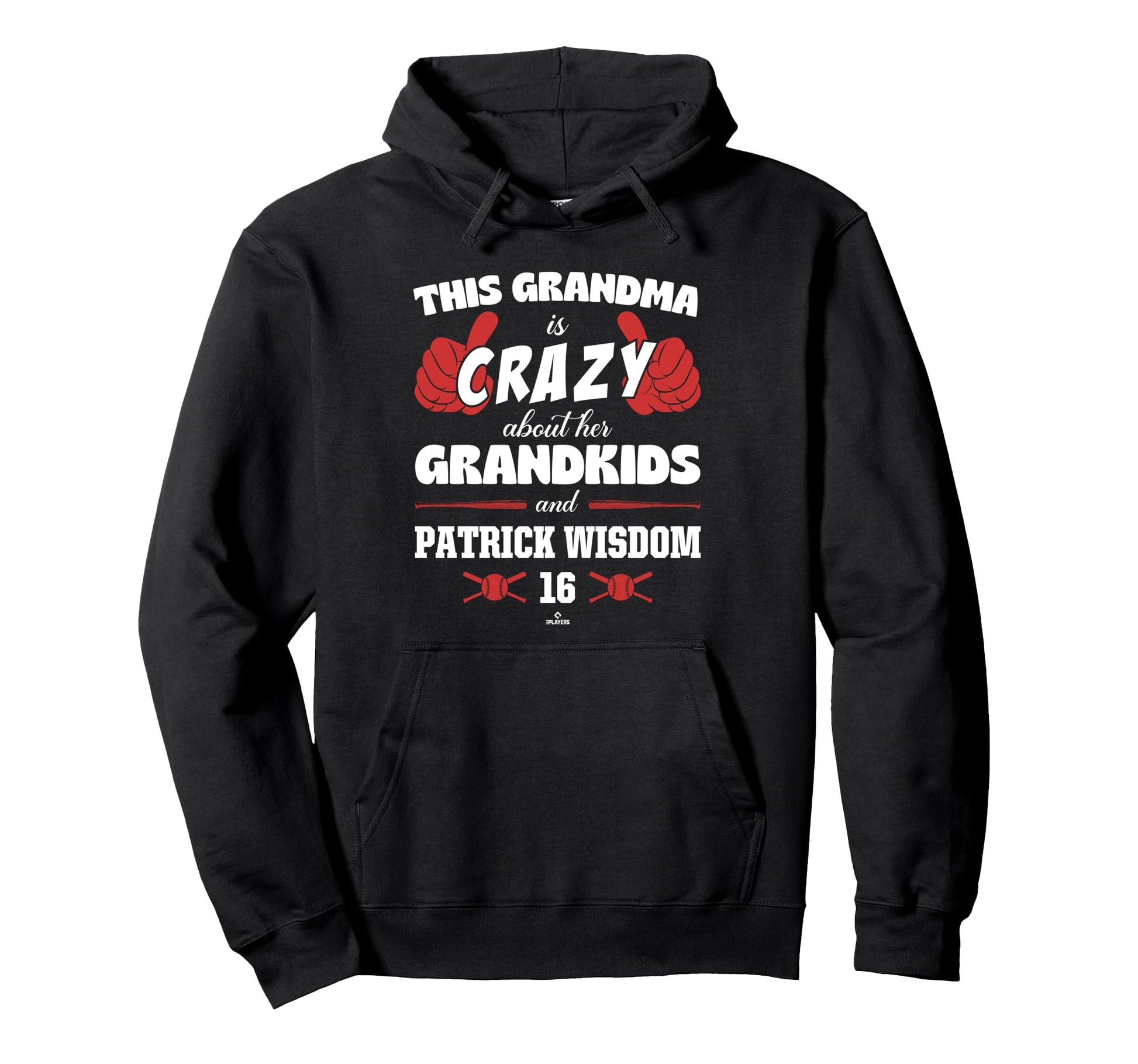 Grandma Crazy Patrick Wisdom Chicago Hoodie - Novelty Apparel Unisex - T-Shirt, Sweatshirt, Hoodie