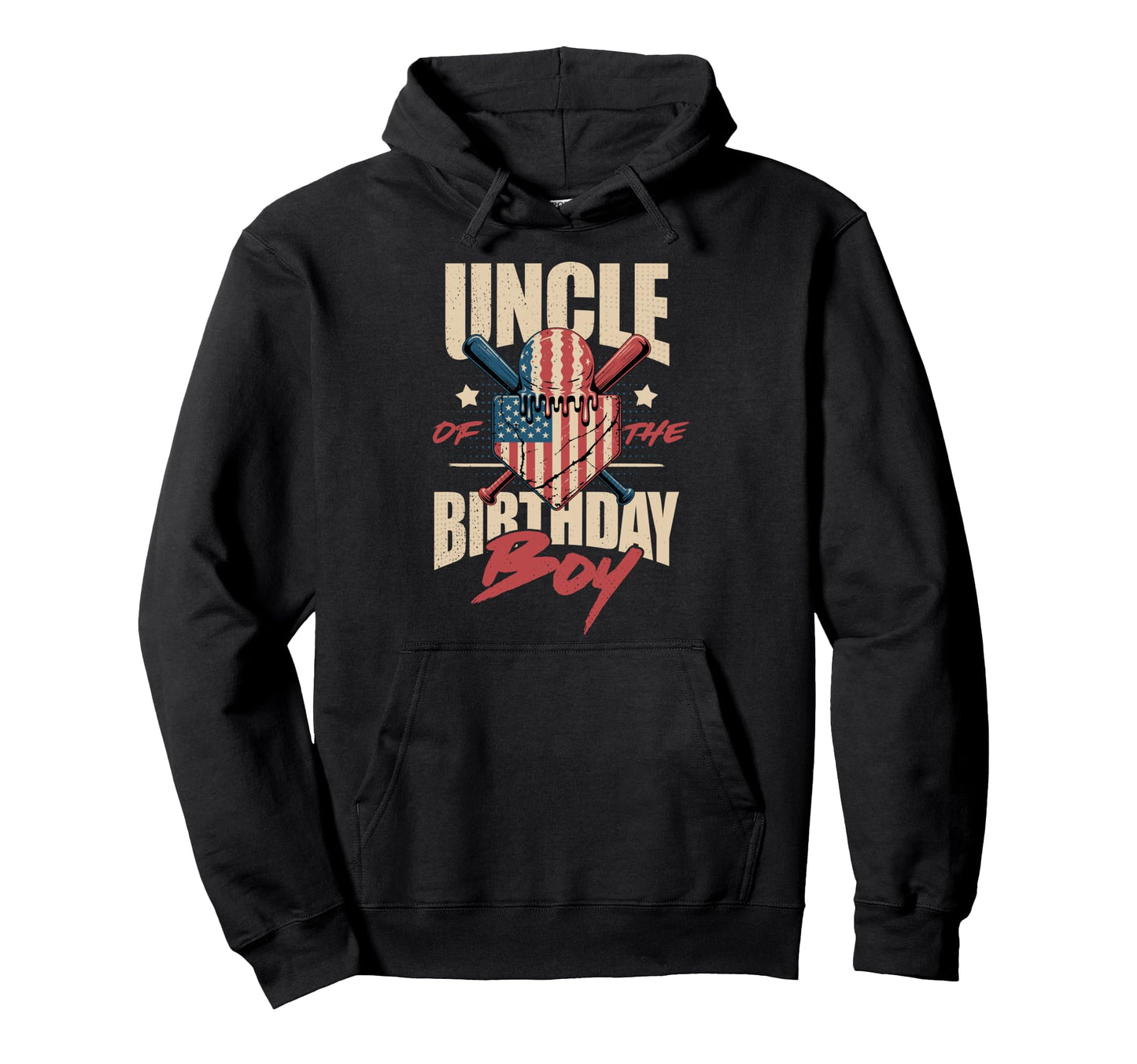 Uncle Birthday Matching Baseball Birthday Hoodie - Trendy Graphic Unisex - T-Shirt, Sweatshirt, Hoodie