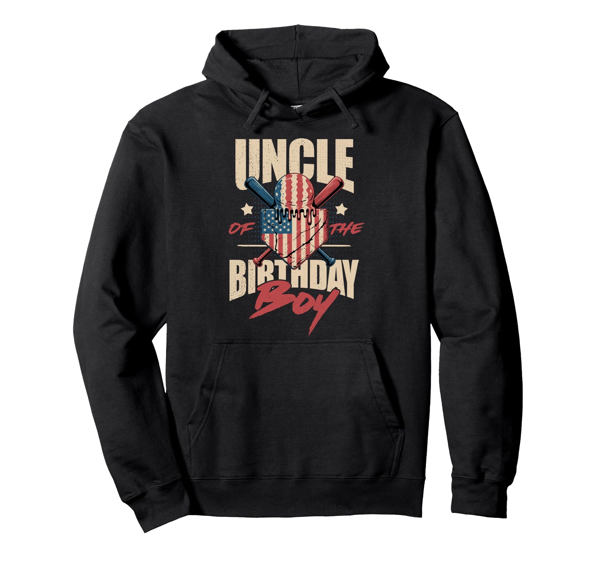 Uncle Birthday Matching Baseball Birthday Hoodie - Trendy Graphic Unisex - T-Shirt, Sweatshirt, Hoodie