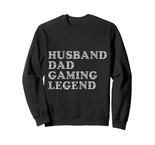 Dad Video Game Legend Fathers Day Sweatshirt - Minimalist Print Unisex - T-Shirt, Sweatshirt, Hoodie